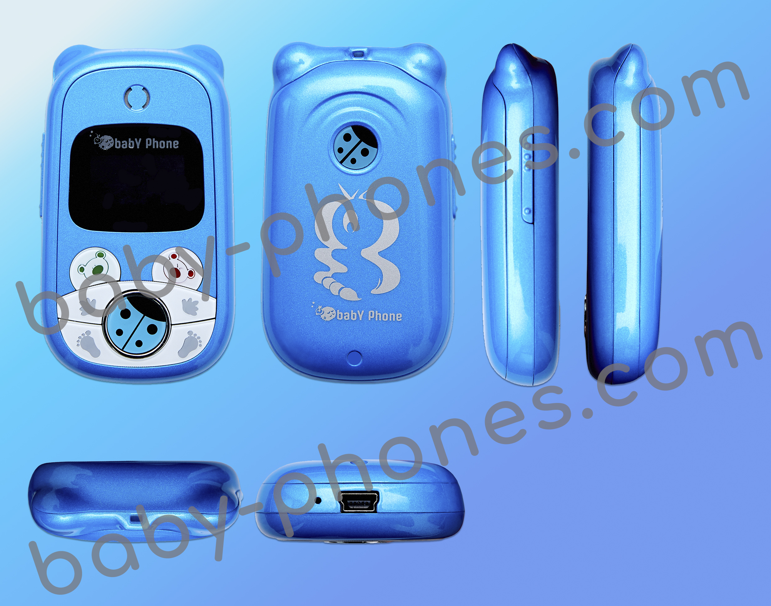 Синий телефон